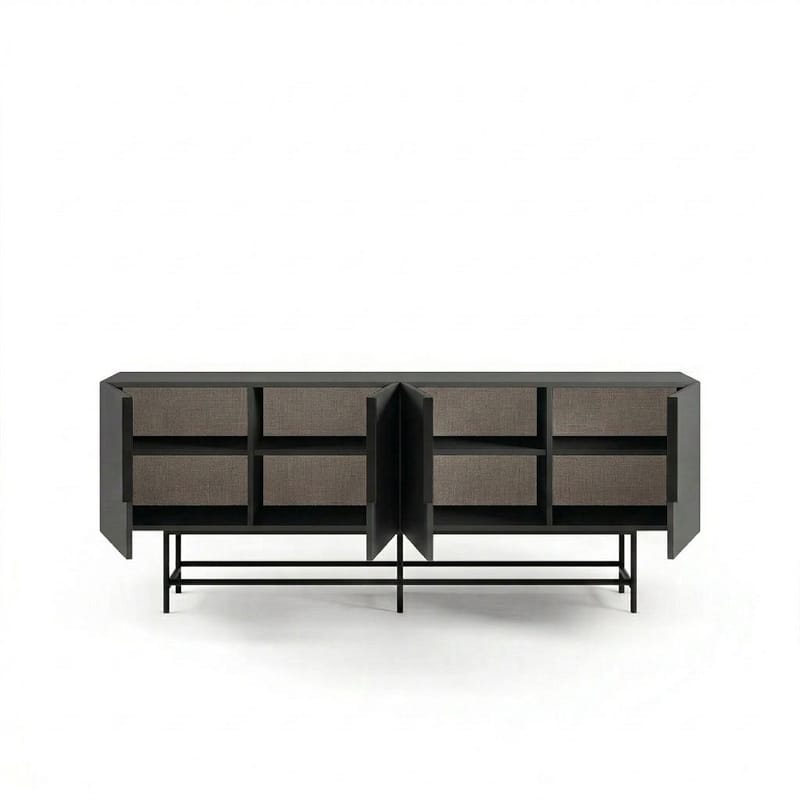 Truvia Konsol 200x77,9x40 cm - Antracit/Svart - Förvaring - Förvaringsmöbler - Skänkar & sideboards