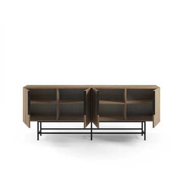 Truvia Konsol 200x77,9x40 cm - Milano Walnut och svart - Förvaring - Förvaringsmöbler - Skänkar & sideboards