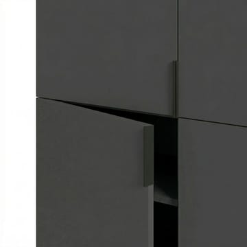 Truvia Sideboard 100x128x40 cm - Antracit/Svart - Förvaring - Förvaringsmöbler - Skänkar & sideboards