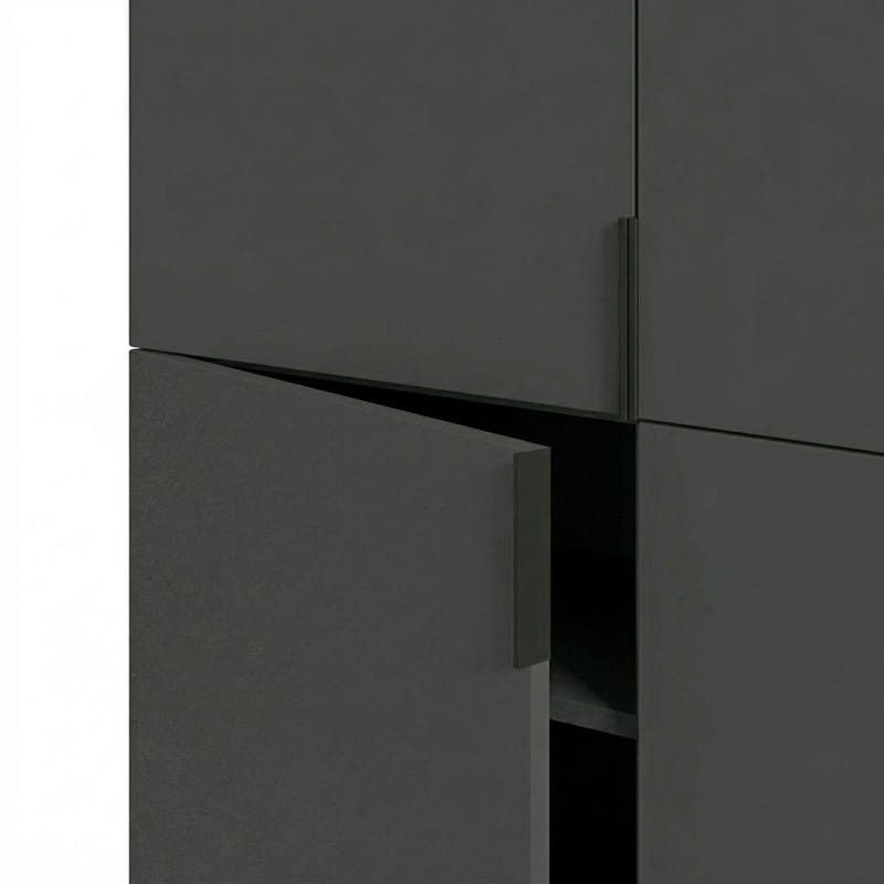 Truvia Sideboard 100x128x40 cm - Antracit/Svart - Förvaring - Förvaringsmöbler - Skänkar & sideboards