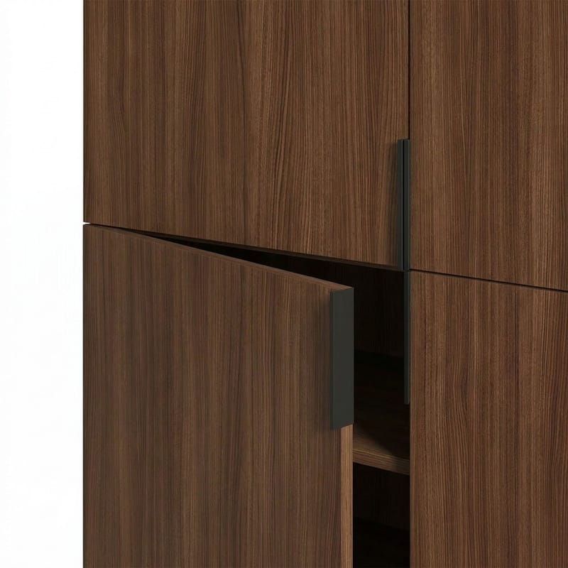 Truvia Sideboard 100x128x40 cm - Milano valnöt svart - Förvaring - Förvaringsmöbler - Skänkar & sideboards