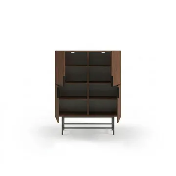 Truvia Sideboard 100x128x40 cm - Milano valnöt svart - Förvaring - Förvaringsmöbler - Skänkar & sideboards