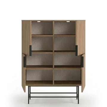 Truvia Sideboard 100x128x40 cm - naturlig ek svart - Förvaring - Förvaringsmöbler - Skänkar & sideboards