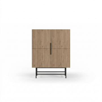 Truvia Sideboard 100x128x40 cm - naturlig ek svart - Förvaring - Förvaringsmöbler - Skänkar & sideboards