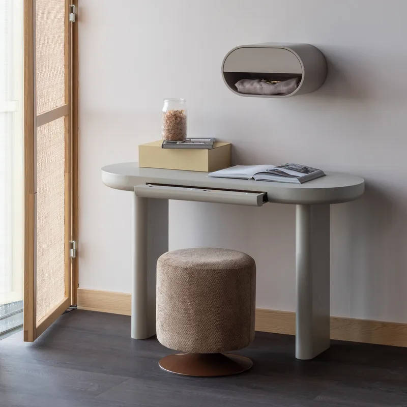 Vägghängt Nattduksbord Momo 36 cm - Sand - Möbler - Sovrum - Sängbord