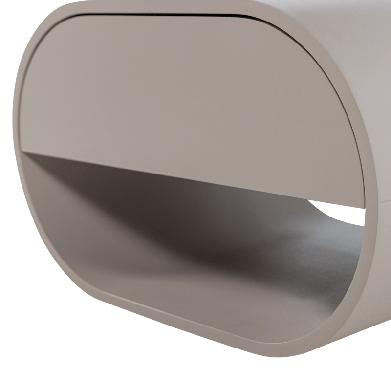 Vägghängt Nattduksbord Momo 36 cm - Sand - Möbler - Sovrum - Sängbord