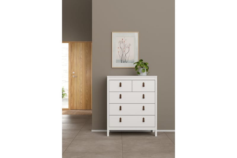 Vallvidera Byrå 82 cm - Vit - Förvaring - Förvaringsmöbler - Byrå