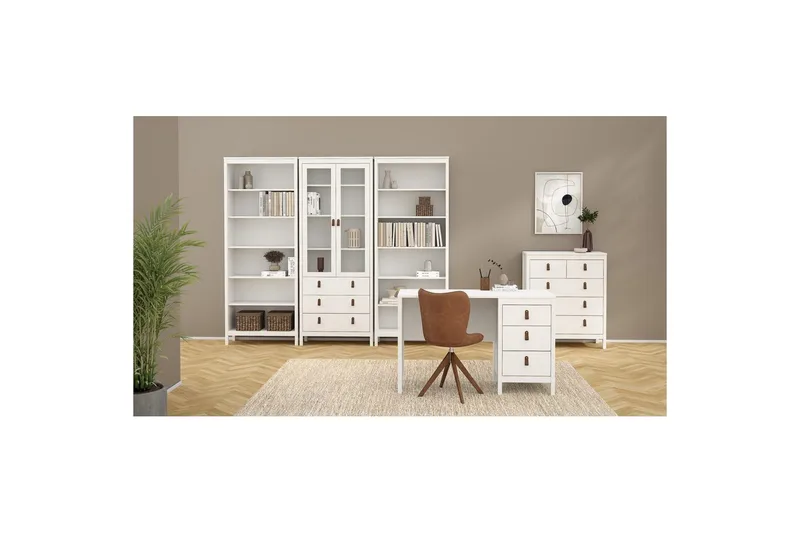 Vallvidera Byrå 82 cm - Vit - Förvaring - Förvaringsmöbler - Byrå