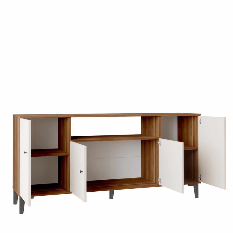 Valren Konsolbord 180x85x44,5 cm - Valnöt - Förvaring - Förvaringsmöbler - Skänkar & sideboards