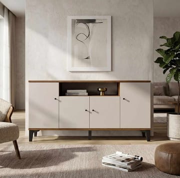 Valren Konsolbord 180x85x44,5 cm - Valnöt - Förvaring - Förvaringsmöbler - Skänkar & sideboards
