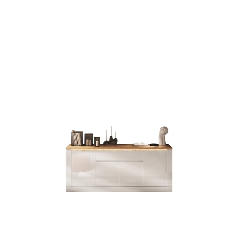Vandesar Skänk 207 cm - Natur/Vit - Förvaring - Förvaringsmöbler - Skänkar & sideboards