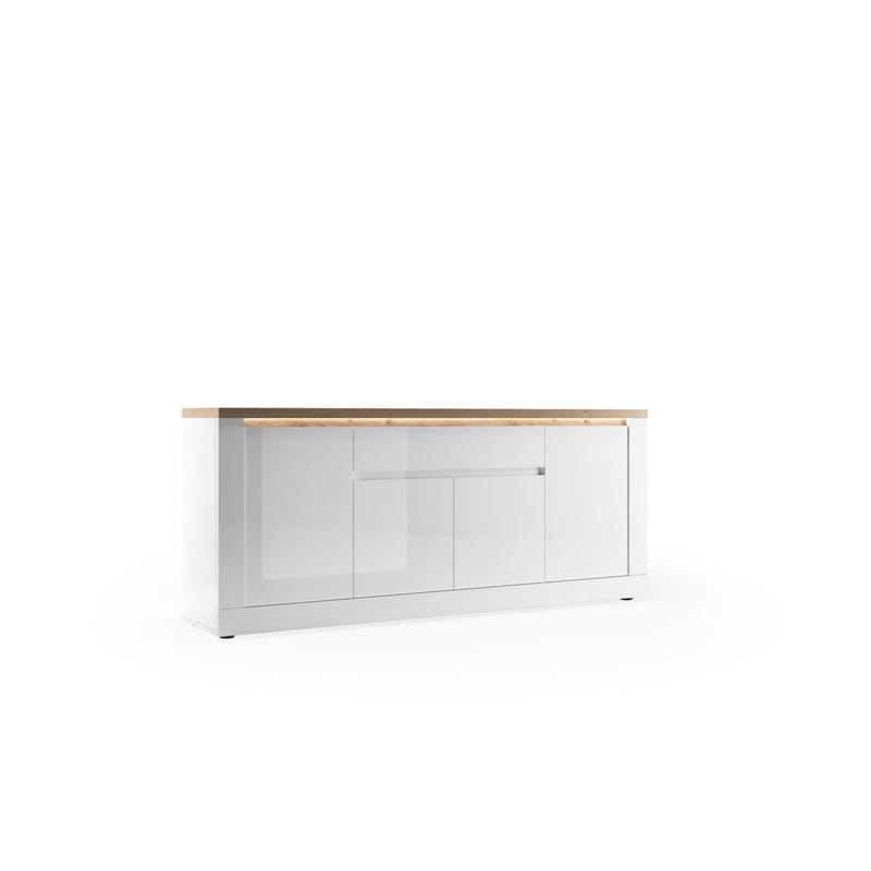 Vandesar Skänk 207 cm - Natur/Vit - Förvaring - Förvaringsmöbler - Skänkar & sideboards