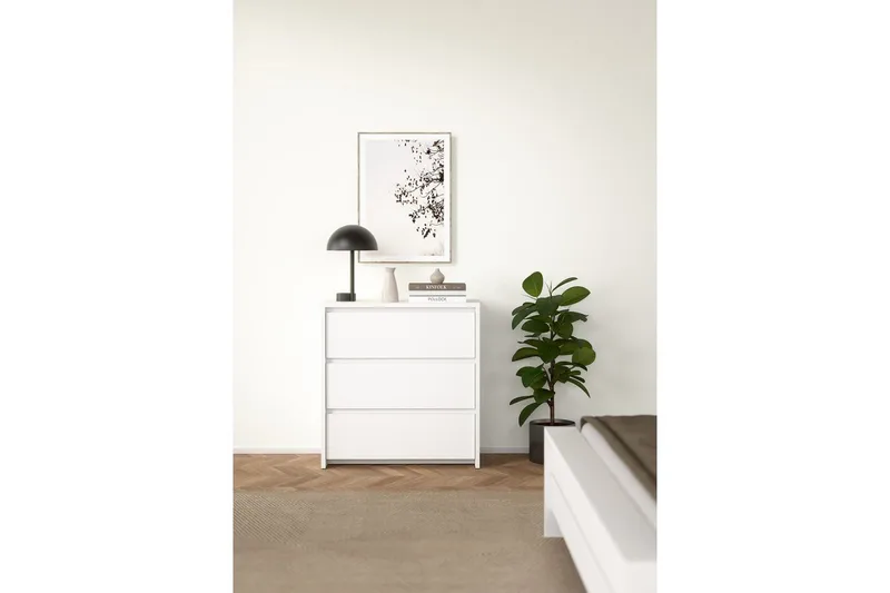 Varun Byrå 80 cm - Vit - Förvaring - Förvaringsmöbler - Byrå