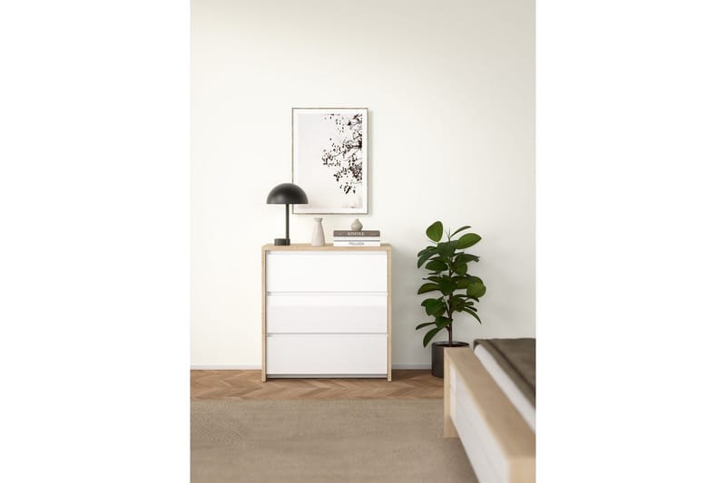 Varun Byrå 80 cm - Vit - Förvaring - Förvaringsmöbler - Byrå