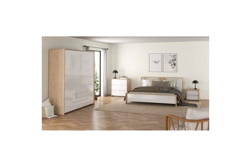 Varun Byrå 80 cm - Vit - Förvaring - Förvaringsmöbler - Byrå