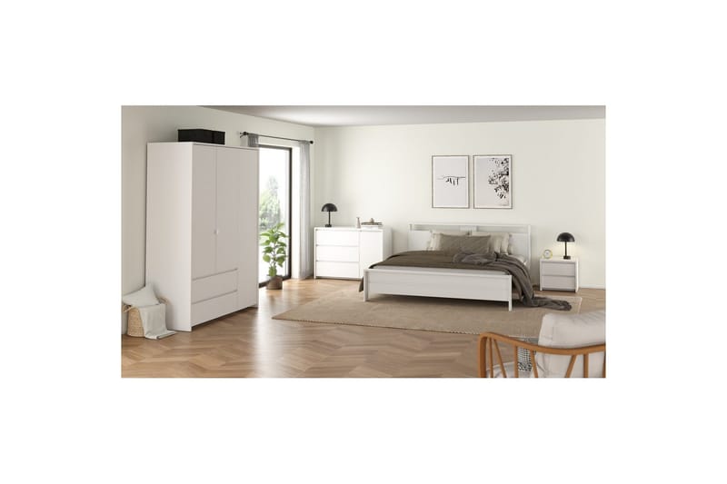 Varun Skänk 119x48 cm - Vit - Förvaring - Förvaringsmöbler - Skänkar & sideboards