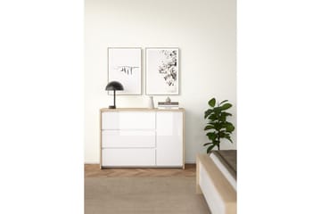 Varun Skänk 119x48 cm - Vit/Natur - Förvaring - Förvaringsmöbler - Skänkar & sideboards