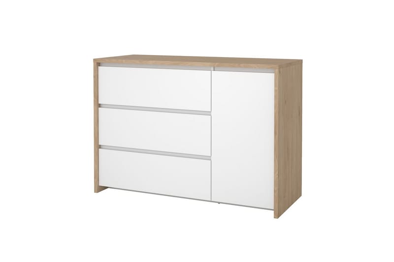 Varun Skänk 119x48 cm - Vit/Natur - Förvaring - Förvaringsmöbler - Skänkar & sideboards
