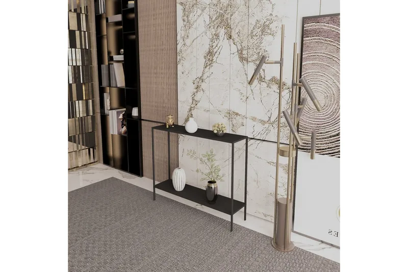 Vellavie Skänk 83x21 cm - Svart - Förvaring - Förvaringsmöbler - Skänkar & sideboards