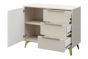 Vemdalen Skänk 104x40 cm - Vit - Förvaring - Förvaringsmöbler - Skänkar & sideboards