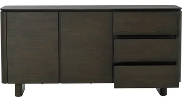 Vilnor Sideboard 160 cm - brunlackad ek - Förvaring - Förvaringsmöbler - Skänkar & sideboards