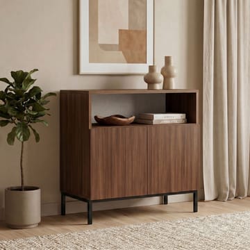 Vindor Sideboard 80x80x40 cm - Milano Walnut och svart - Förvaring - Förvaringsmöbler - Skänkar & sideboards