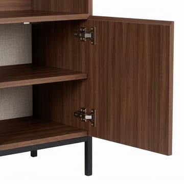 Vindor Sideboard 80x80x40 cm - Milano Walnut och svart - Förvaring - Förvaringsmöbler - Skänkar & sideboards
