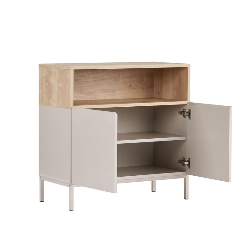 Vindor Sideboard 80x80x40 cm - Sandsten Safir Ek - Förvaring - Förvaringsmöbler - Skänkar & sideboards