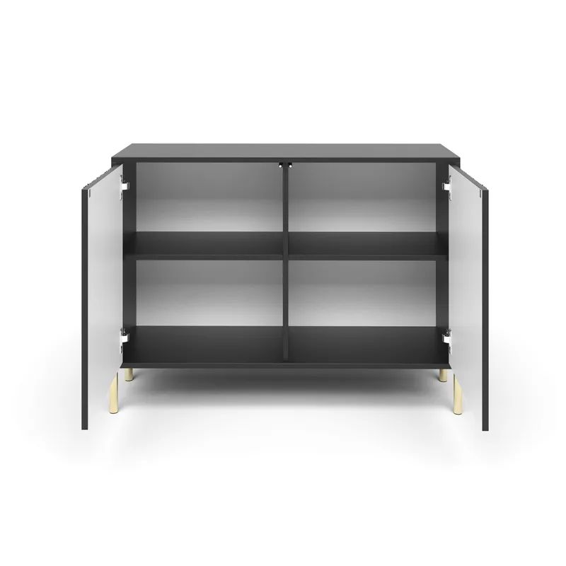 Virmani Byrå 104 cm - Svart - Förvaring - Förvaringsmöbler - Byrå