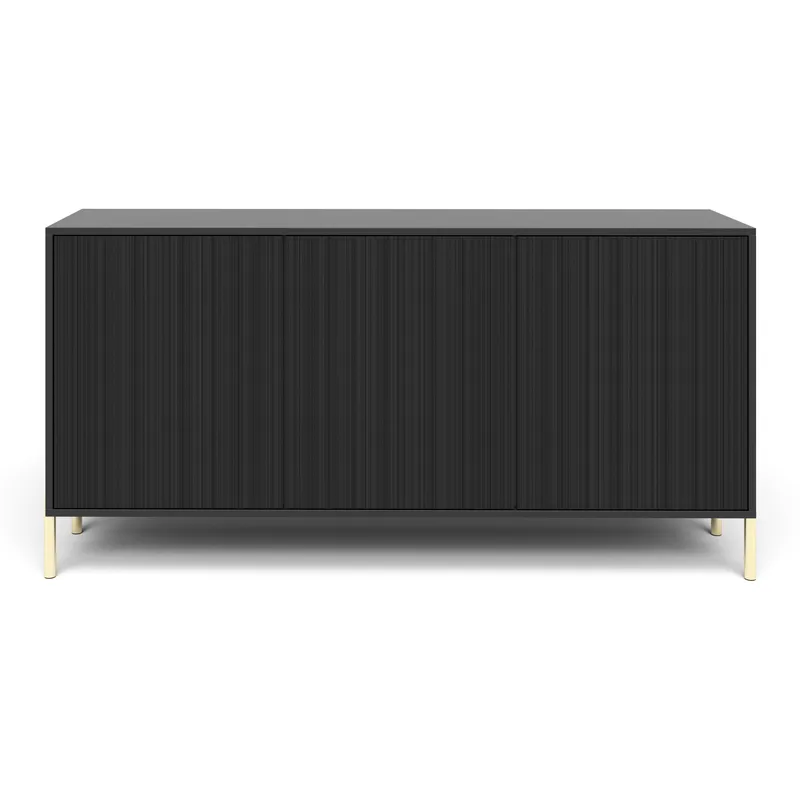 Virmani Byrå 154 cm - Svart - Förvaring - Förvaringsmöbler - Byrå