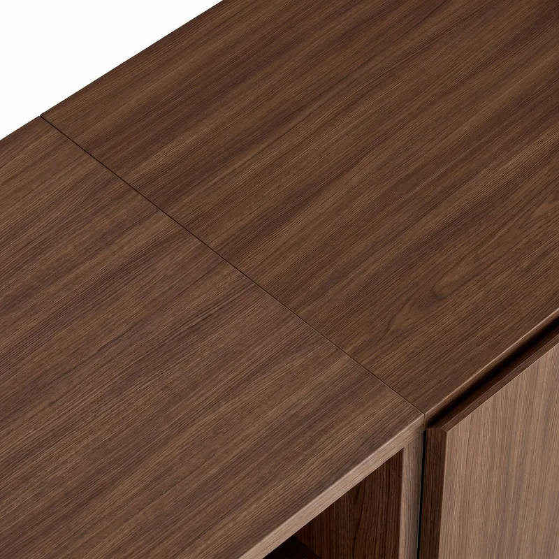 Yldran Konsolbord 160x80x40 cm - Milano Walnut och svart - Förvaring - Förvaringsmöbler - Skänkar & sideboards