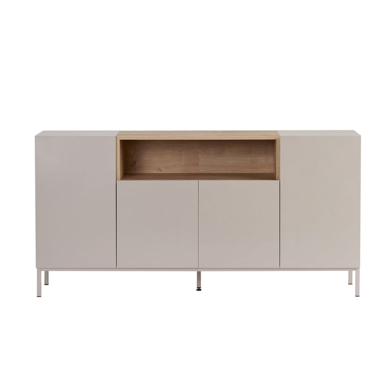 Yldran Konsolbord 160x80x40 cm - Sandstone och Sapphire Oak - Förvaring - Förvaringsmöbler - Skänkar & sideboards