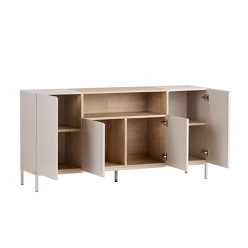 Yldran Konsolbord 160x80x40 cm - Sandstone och Sapphire Oak - Förvaring - Förvaringsmöbler - Skänkar & sideboards