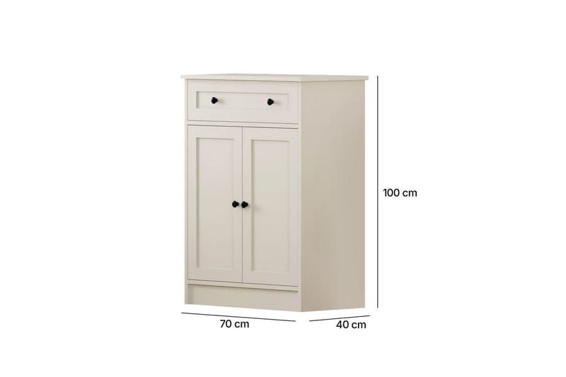 Zavira Byrå 70 cm - Matt Vit - Förvaring - Förvaringsmöbler - Byrå