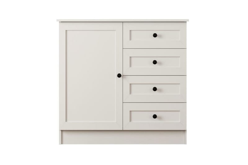 Zavira Byrå 87 cm - Matt Vit - Förvaring - Förvaringsmöbler - Byrå