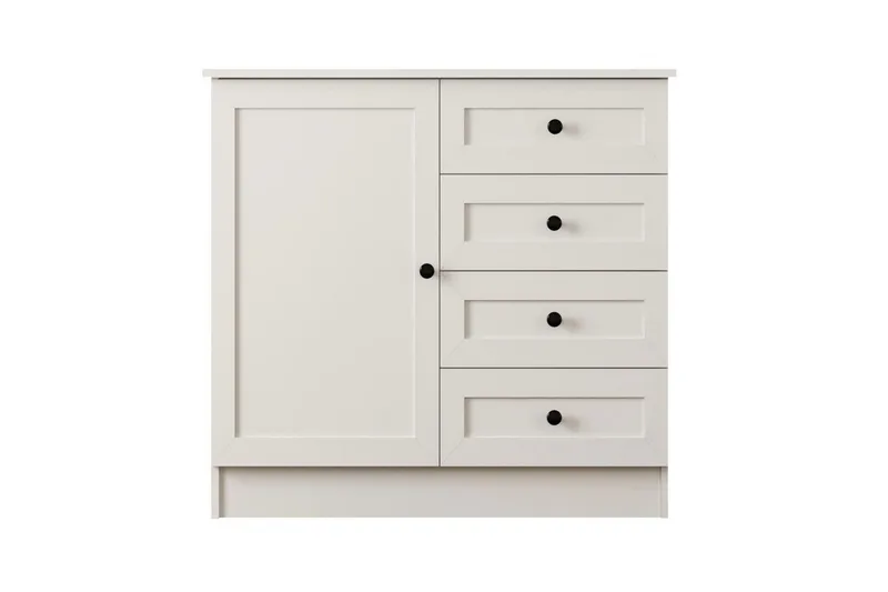 Zavira Byrå 87 cm - Matt Vit - Förvaring - Förvaringsmöbler - Byrå