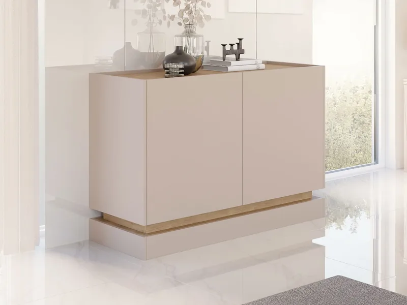 Zelric Skänk 120x37 cm - Beige - Förvaring - Förvaringsmöbler - Skänkar & sideboards