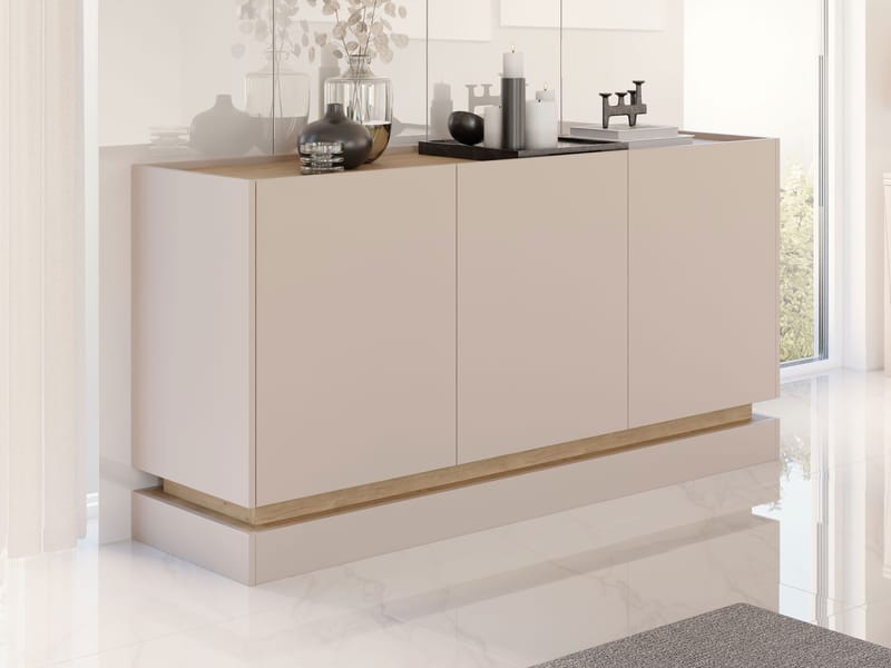 Zelric Skänk 160x37 cm - Beige - Förvaring - Förvaringsmöbler - Skänkar & sideboards