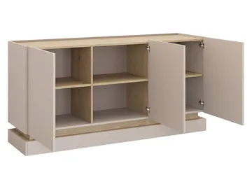 Zelric Skänk 160x37 cm - Svart - Förvaring - Förvaringsmöbler - Skänkar & sideboards
