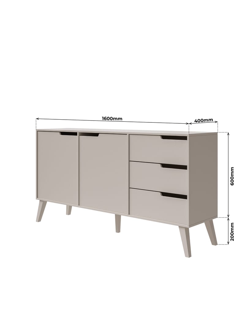 Zelto Skänk 160 cm - Kashmir - Förvaring - Förvaringsmöbler - Skänkar & sideboards