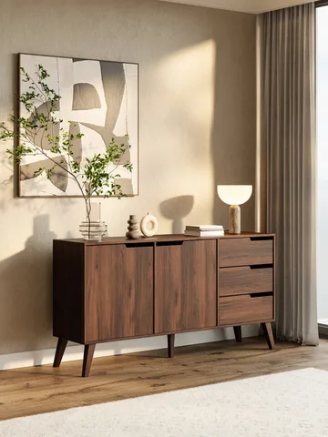 Zelto Skänk 160 cm - Warmia valnöt - Förvaring - Förvaringsmöbler - Skänkar & sideboards