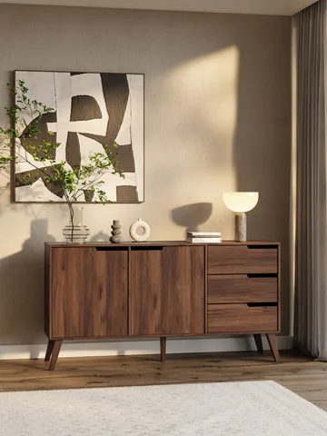 Zelto Skänk 160 cm - Warmia valnöt - Förvaring - Förvaringsmöbler - Skänkar & sideboards