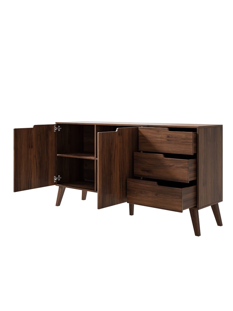 Zelto Skänk 160 cm - Warmia valnöt - Förvaring - Förvaringsmöbler - Skänkar & sideboards