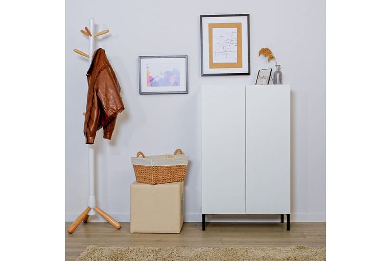 Zenla Byrå 72 cm - Vit - Förvaring - Förvaringsmöbler - Byrå