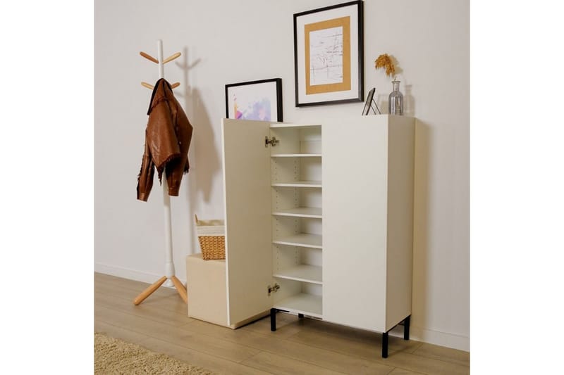 Zenla Byrå 72 cm - Vit - Förvaring - Förvaringsmöbler - Byrå