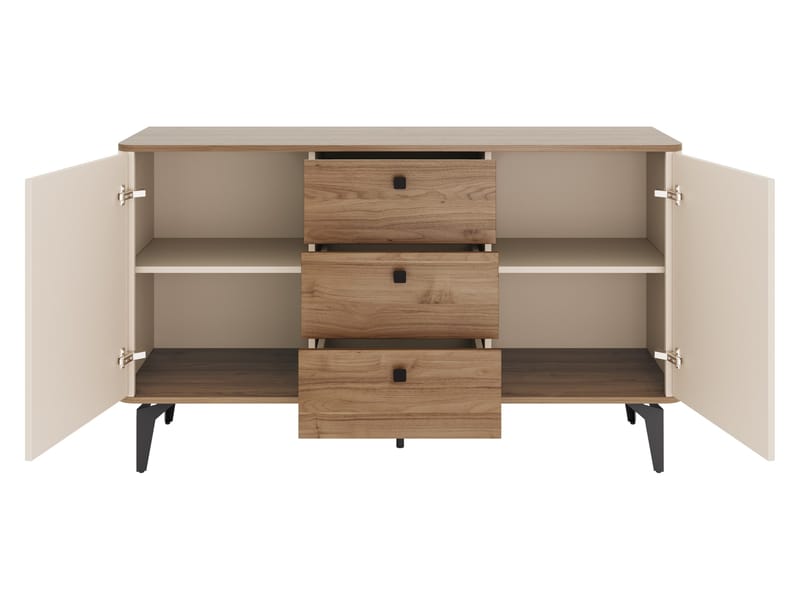 Zeyrin Skänk 141 cm - Beige|brun|svart - Förvaring - Förvaringsmöbler - Skänkar & sideboards