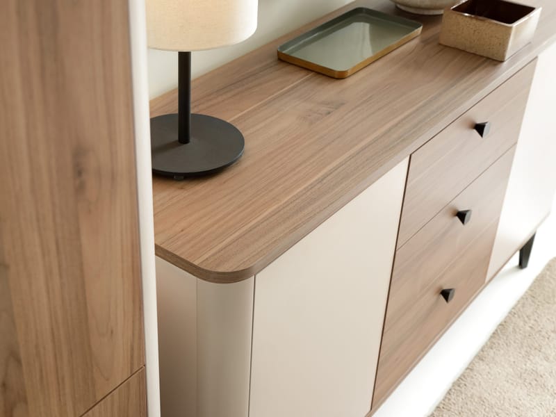 Zeyrin Skänk 141 cm - Beige|brun|svart - Förvaring - Förvaringsmöbler - Skänkar & sideboards