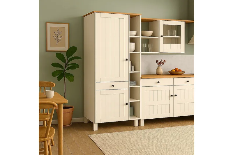 Alby Bokhylla 205x75 cm - Vit - Förvaring - Hyllor - Bokhylla