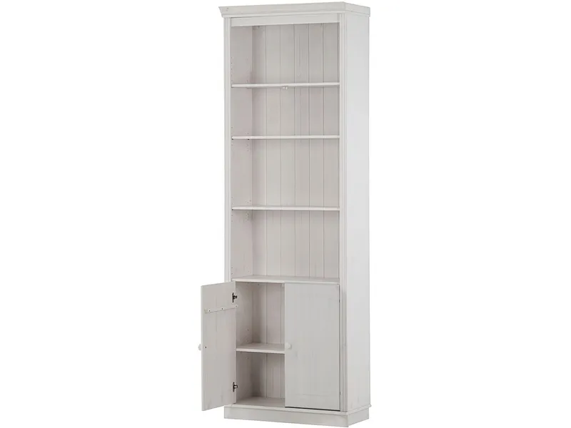 Anita Bokhylla 74x223 cm - Vit/lack - Förvaring - Hyllor - Bokhylla