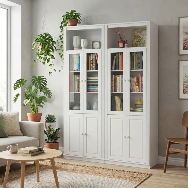 Anita Luckor tillbehör till bokhylla 32x70 cm - Vit - Förvaring - Sko- & klädförvaring - Garderober & garderobssystem - Garderobsdörr - Vikdörrar garderob